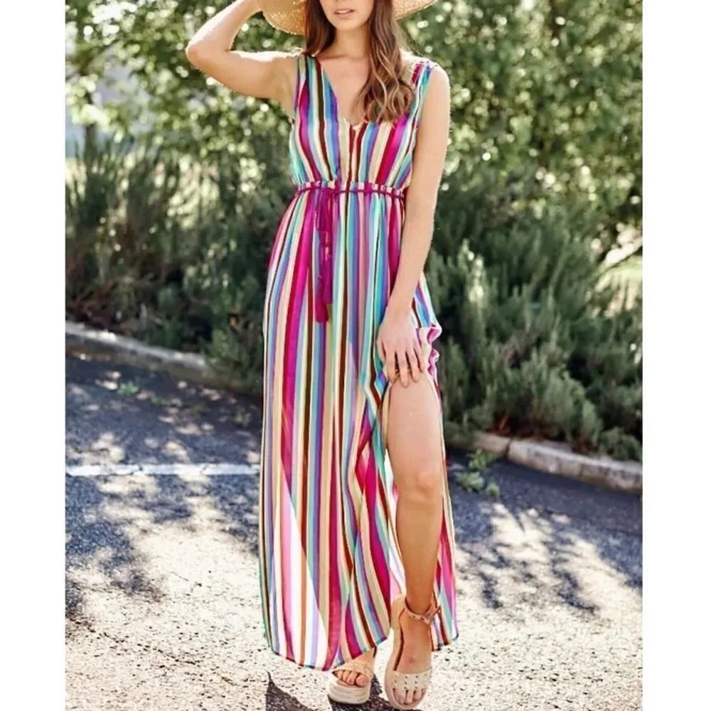 BB Dakota In The Rainbows Maxi Dress